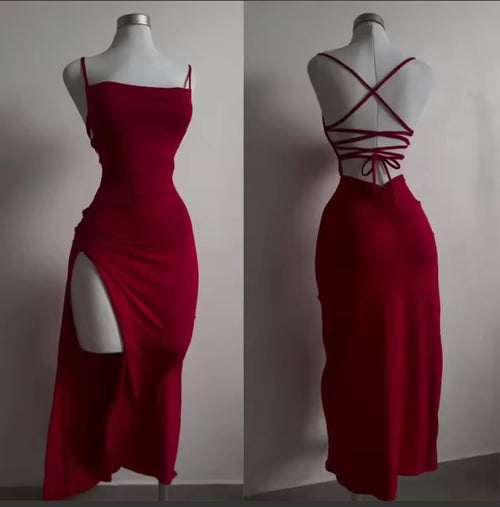 RED SWAN DRESS