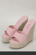 BABY PINK WEDGES